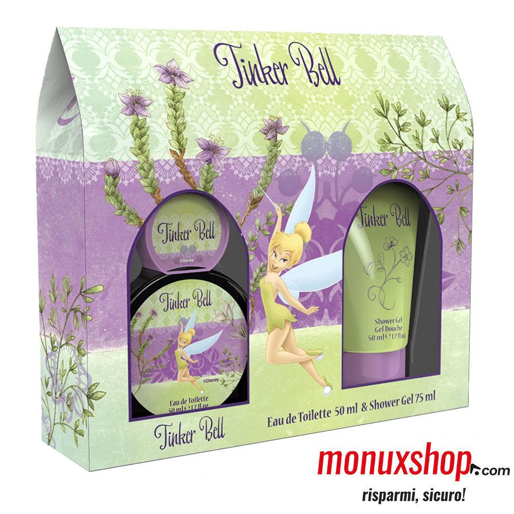 TINKER BELL DISNEY CONFEZIONE BAGNOSCHIUMA E PROFUMO TRILLY