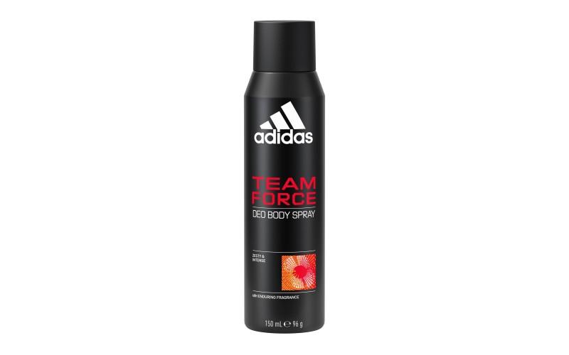 Adidas Team Force Deodorante Spray Uomo 24 Ore Di Freschezza 150 Ml